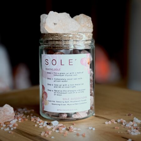 Sole Jar- Himalayan Salt Crystals in Jar